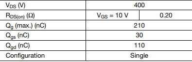 简单了解Vishay威世IRFP360功率MOSFET