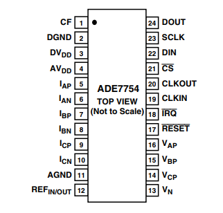 什么是ADE7754高精度多相电能计量集成电路？