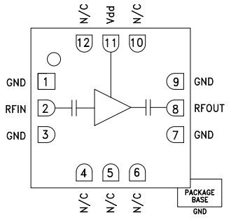 HMC441LC3B 中等功率放大器，采用SMT封装，6 - 18 GHz