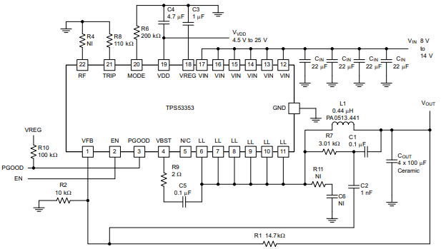 TPS53353 降压转换器的安装布局指南！