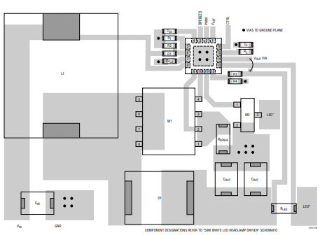 亚德诺DC/DC 控制器LT3755的电路图布局参考