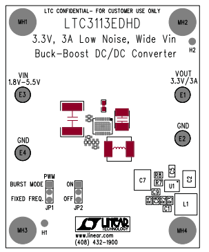 LTC3113亚德诺转换器的PCB布局注意事项