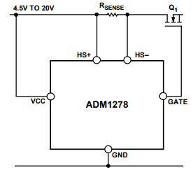 为ADM1278热插拔控制器供电的正确操作分析