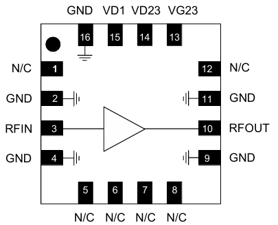 MAAL-FR0001宽带低噪声GaAs放大器的概述说明