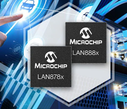 Microchip 推出LAN878x和LAN888x系列单对以太网（SPE）PHY收发器