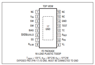 LT3575单片开关稳压器IC的简述及特性、应用说明